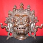 Bhairab Face Metal Craft