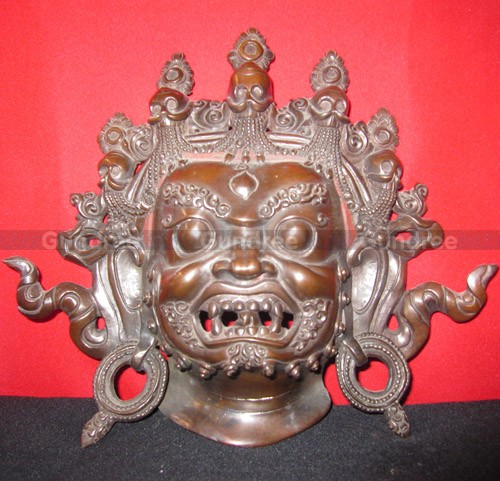 Bhairab Face Metal Craft