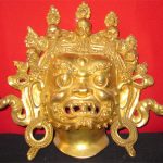 Bhairab Face Metal Craft