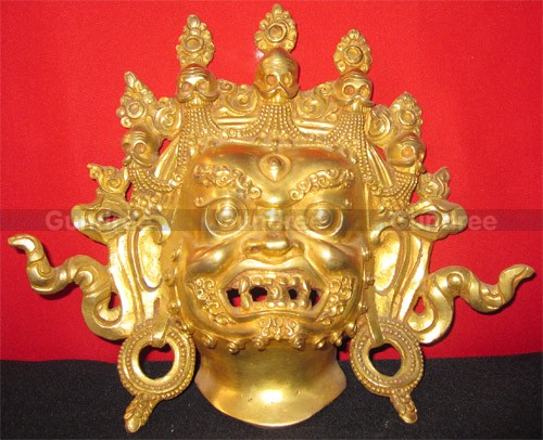 Bhairab Face Metal Craft