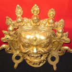 Bhairab Face Metal Craft