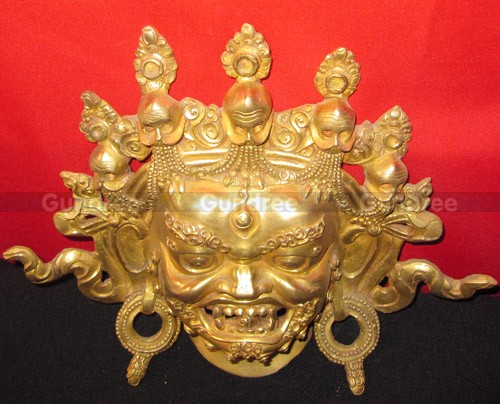 Bhairab Face Metal Craft