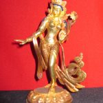 Dancing Tara Metal Statue