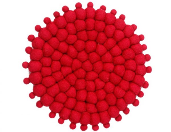 Hand Craft Felt Ball Mat