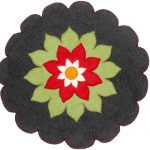 Felt Flower Mat