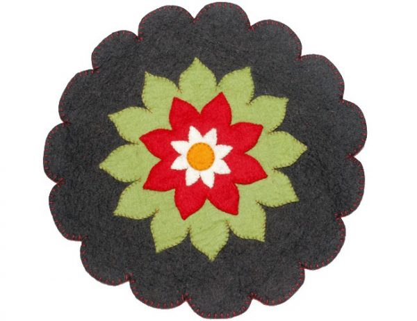 Felt Flower Mat