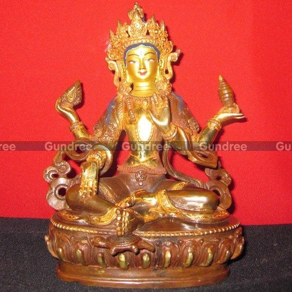 Laxmi Metal Statue