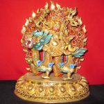 Kubera Metal Statue