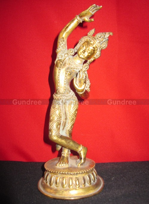 Mayadevi Metal Statue