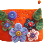 Felt Flower Purse